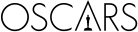 A logo with the word "OSCARS" where the letter "A" is stylized to incorporate the silhouette of the Oscar statuette.